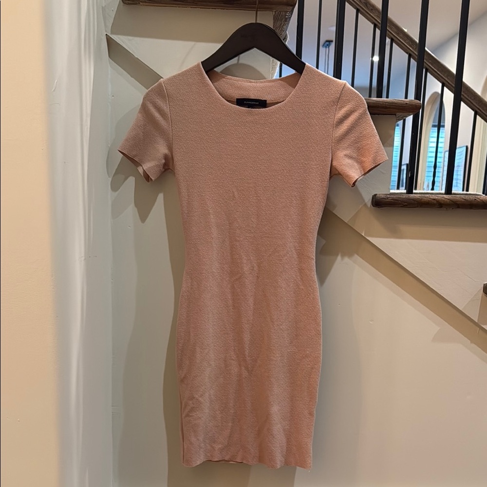 Pink Short Sleeve Dress